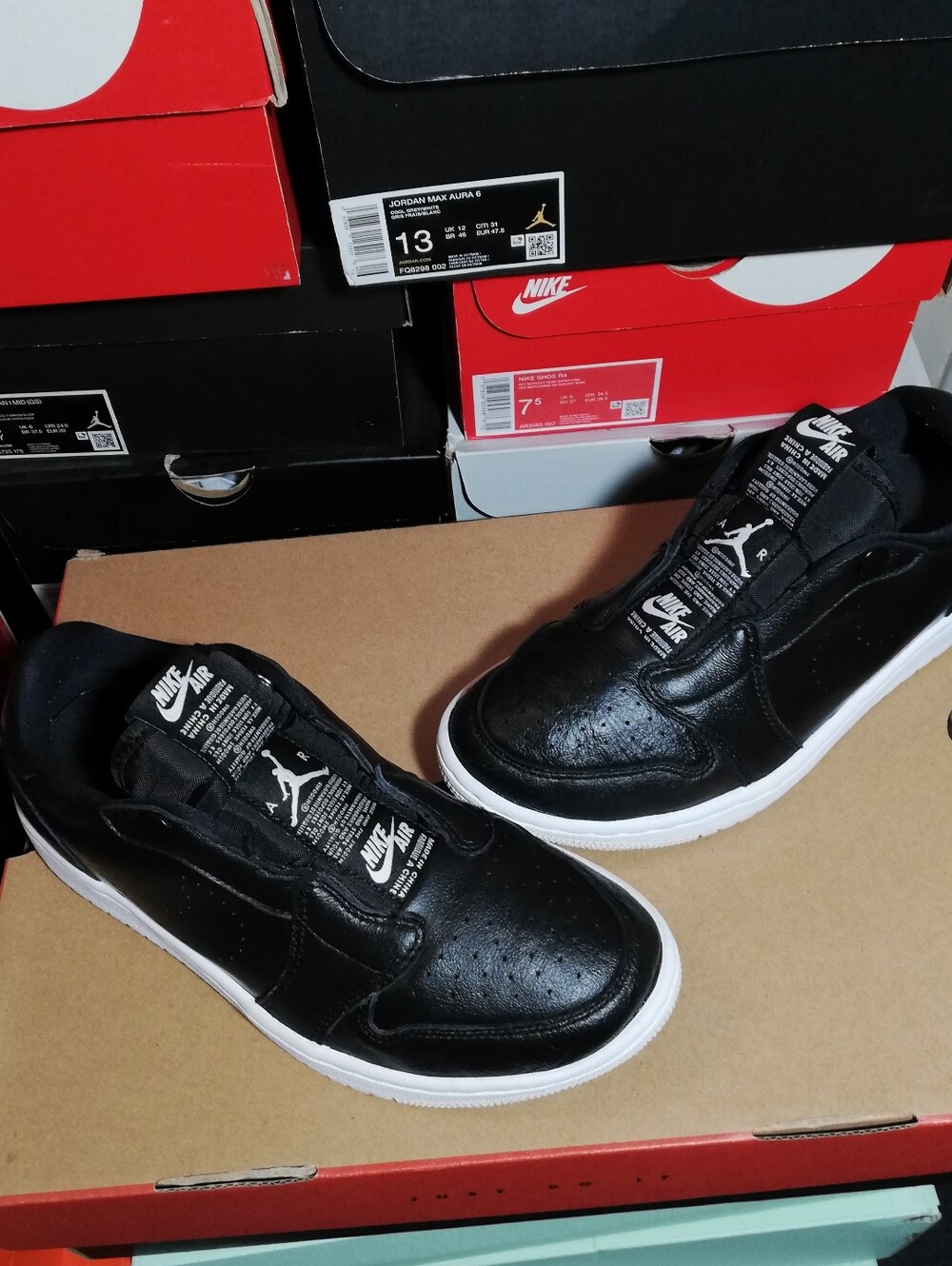 AIR JORDAN 1 LOW RETRO SLIP ON WOMEN' US 6.5 GOOD COND